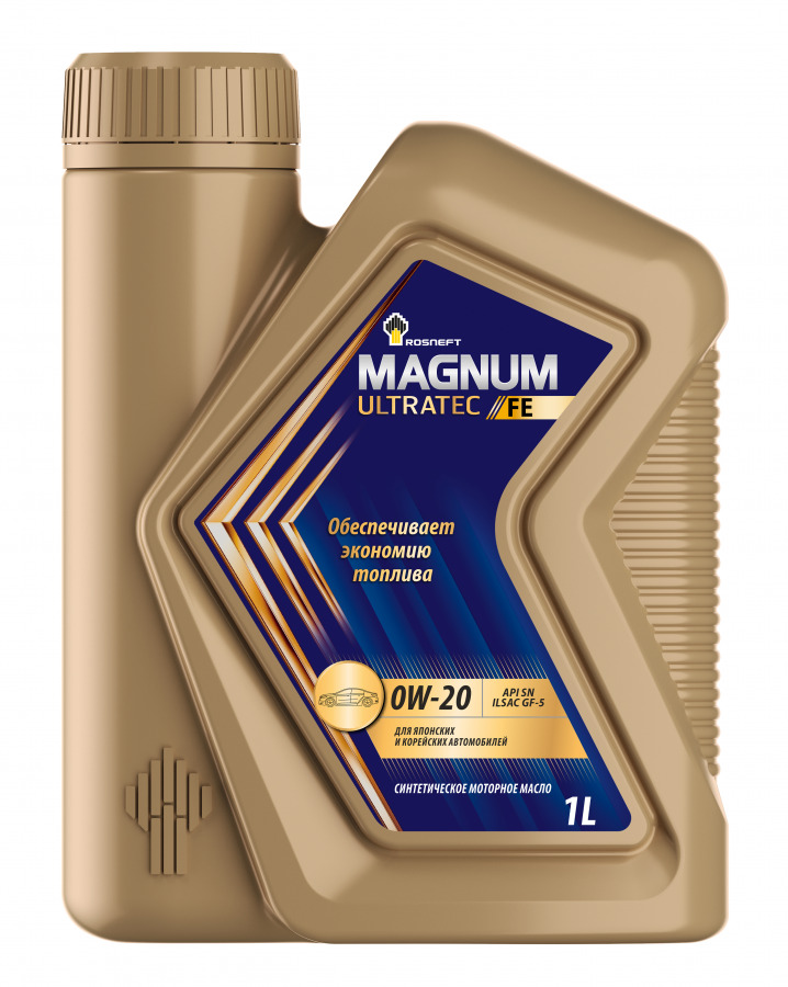 ROSNEFT Magnum Ultratec FE 0W–20, 1L, артикул Mobil 40802332