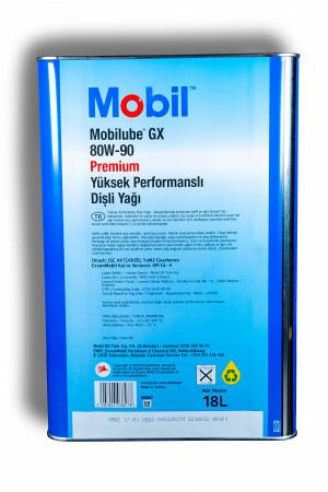 MOBILUBE GX 80W-90, 18L, артикул Mobil 155424